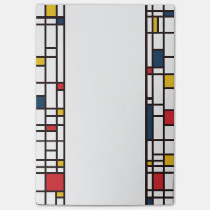 Mondrian De Stijl Post-it Block