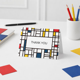 Mondrian De Stijl Tack Kort