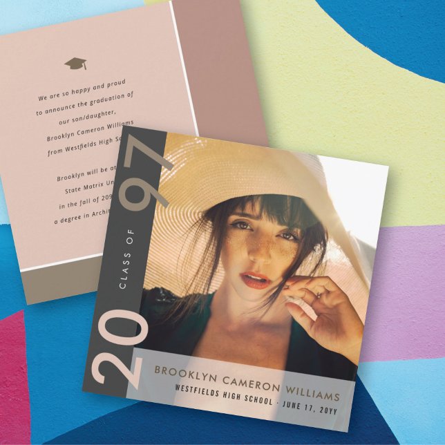 Mondrian Färg Blocks Grad Modern Photo Studenten Meddelande (Skapare uppladdad)