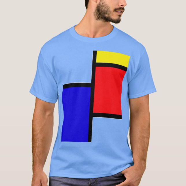 Mondrian gift friend vintage t shirt (Framsida)