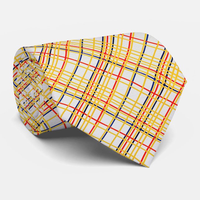 Mondrian Grid – Modern Klassiker Slips (Rullad)