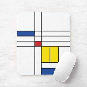 Mondrian II Minimalist De Stijl Modern Art Design Musmatta