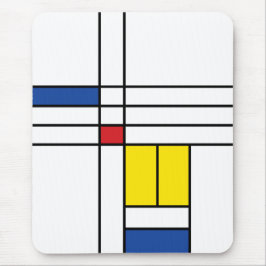 Mondrian II Minimalist De Stijl Modern Art Design Musmatta