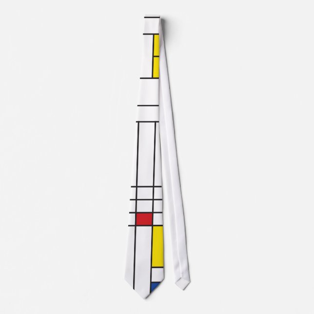 Mondrian II Minimalist De Stijl Modern Art Design Slips (Framsida)