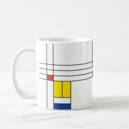 Mondrian II Minimalistisk De Stijl Modern Konst De Kaffemugg