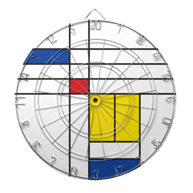 Mondrian II Minimalistisk De Stijl Modern Konst De Piltavla (Framsidan)