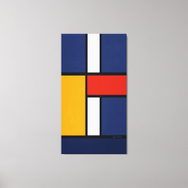 Mondrian Inspired Canvastryck