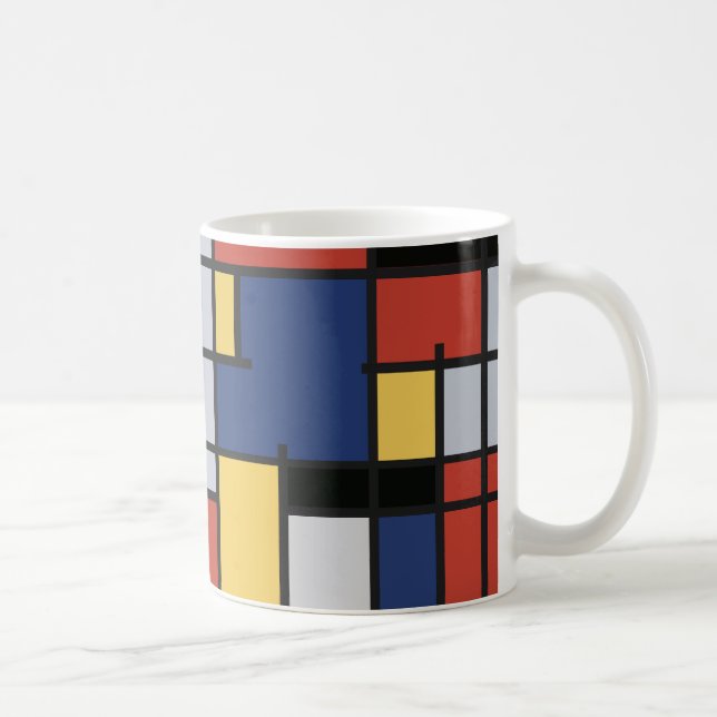 Mondrian-Inspired Mugg (Höger)