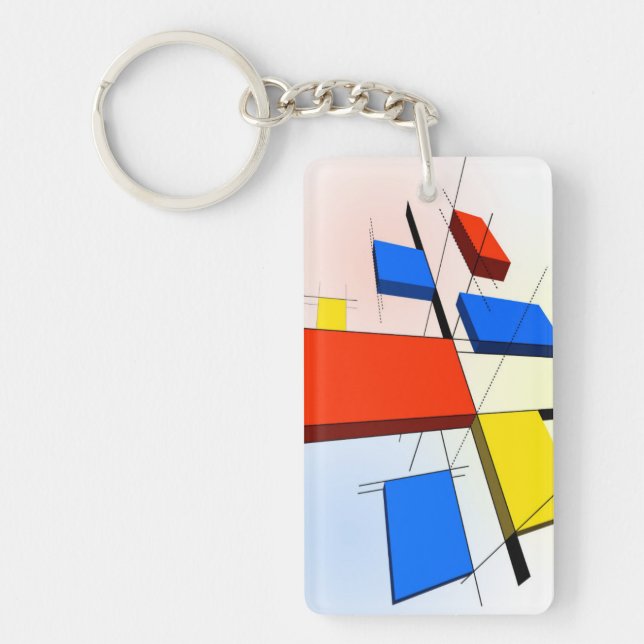 Mondrian inspirerade 3D (Framsidan)