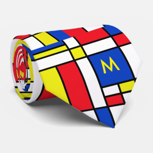 Mondrian inspirerade geometrisk slips