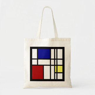 Mondrian intryckkonst tygkasse