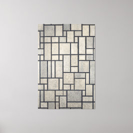 MONDRIAN - KOMPOSITION MED RUTNÄT 2 - 1915-1942 - CANVASTRYCK