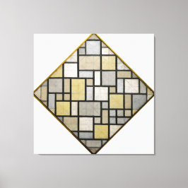 MONDRIAN - KOMPOSITION MED RUTNÄT 5: ROMB - 1919 CANVASTRYCK