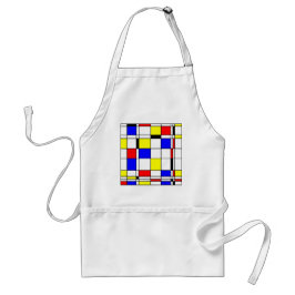 Mondrian konststil förkläde