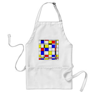 Mondrian konststil förkläde