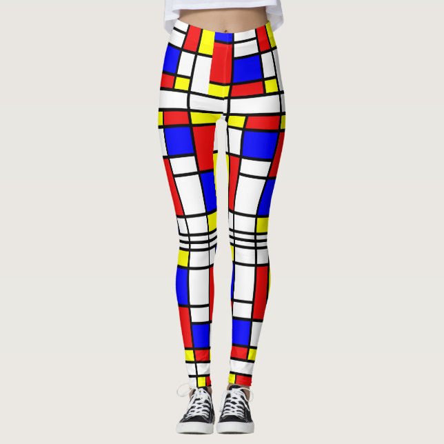 Mondrian Mash Leggings (Framsida)