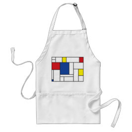 Mondrian Minimalist De Stijl Modern Art Anpassning Förkläde