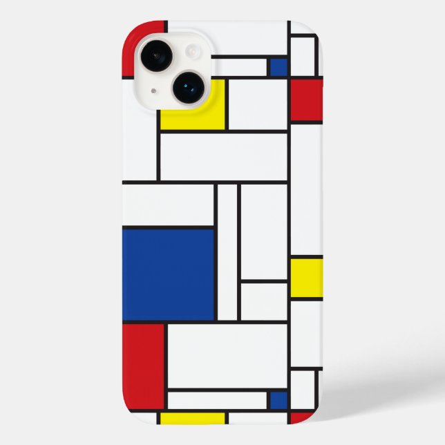 Mondrian Minimalist Geometric De Stijl Modern Art (Baksida)