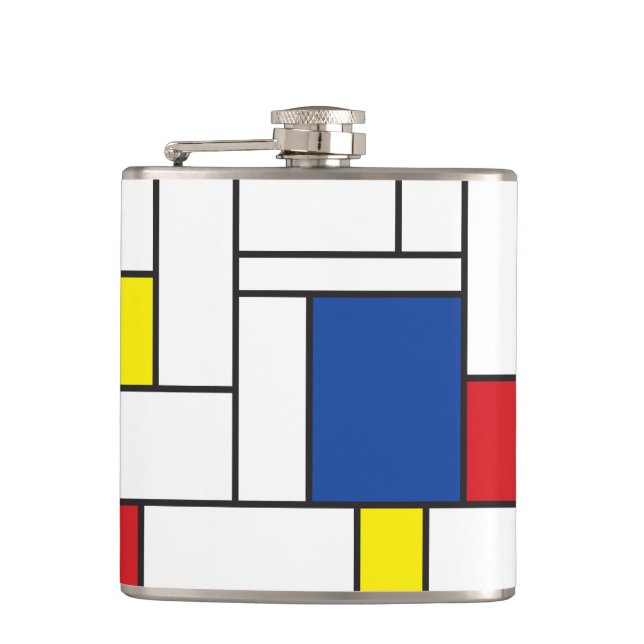 Mondrian Minimalist Geometric De Stijl Modern Art Fickplunta (Framsidan)