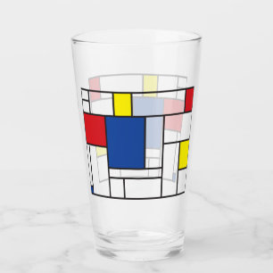 Mondrian Minimalist Geometric De Stijl Modern Art Glaskopp