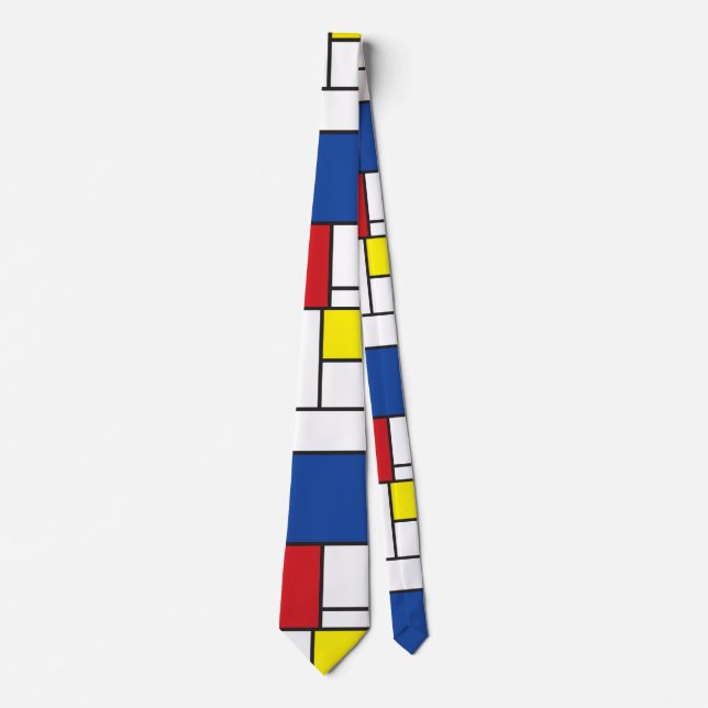 Mondrian Minimalist Geometric De Stijl Modern Art Slips (Framsida)