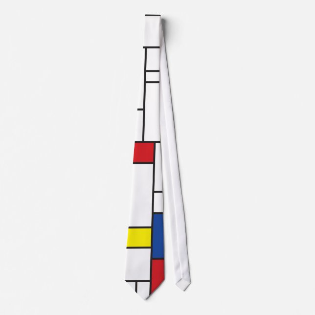 Mondrian Minimalist Geometric De Stijl Modern Art Slips (Framsida)