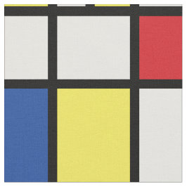 Mondrian Minimalist Geometric De Stijl Modern Art Tyg
