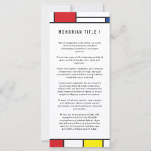Mondrian Minimalistisk Geometrisk De Stijl Modern
