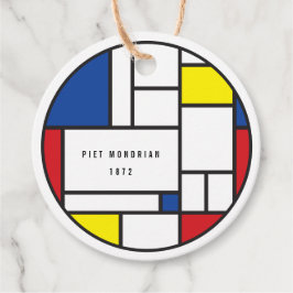 Mondrian Minimalistisk Geometrisk De Stijl Modern  Gåvor Etiketter