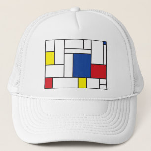 Mondrian Minimalistisk Geometrisk De Stijl Modern Keps