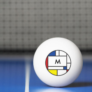 Mondrian Minimalistisk Geometrisk De Stijl Modern Pingisboll