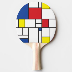 Mondrian Minimalistisk Geometrisk De Stijl Modern Pingisracket