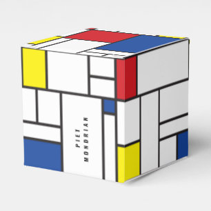 Mondrian Minimalistisk Geometrisk De Stijl Modern Presentaskar