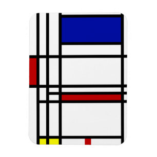 Mondrian modern konst magnet