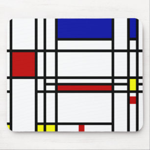 Mondrian modern konst musmatta