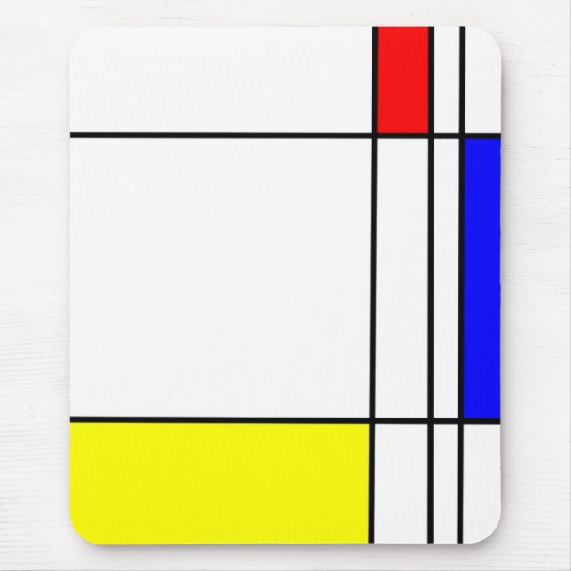 Mondrian Mousepad Musmatta (Framsidan)