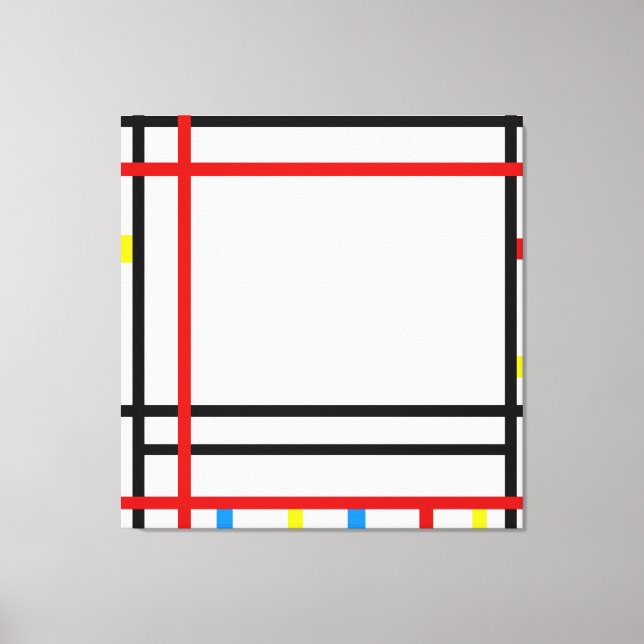 MONDRIAN - NEW YORK - BOOGIE WOOGIE - 1941-1942 CANVASTRYCK (Framsida)