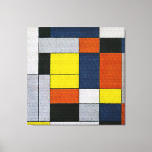 MONDRIAN - No. VI - COMPOSITION No. II - 1920 - Canvastryck