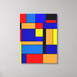 Mondrian nr 2 canvastryck