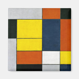 Mondrian - nr VI, sammansättning nr II Magnet
