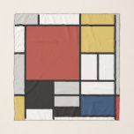 Mondrian Painting Red Flygplan Gult Black Grått Bl Sjal<br><div class="desc">Sammansättningen med Large Red Flygplan, Gult, Black, Grått och Blue Piet Mondrian började skapa de slutgiltiga abstrakterna på 1920-talet, som han är bäst känd för. Han höll paletten begränsad till vit, svart och grått utöver de tre primära färg, rött, gult och blått. Hans sammansättningar är uppbyggda av tjockt, svart vågrät...</div>