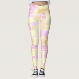 Mondrian Pastell 4 Leggings