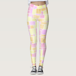 Mondrian Pastell 4 Leggings