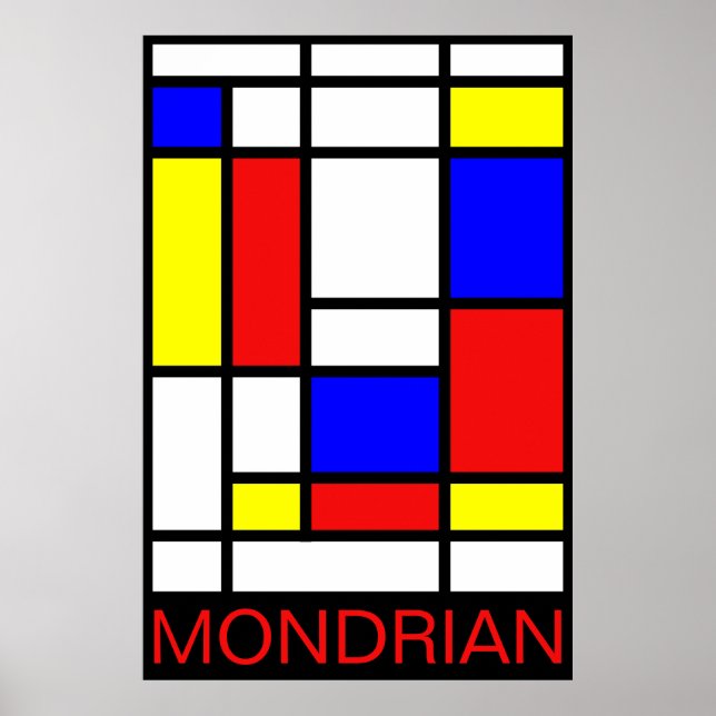 Mondrian Poster (Framsidan)