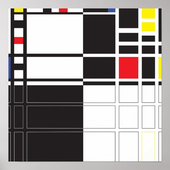 Mondrian Poster (Framsidan)
