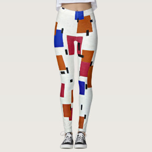 Mondrian - sammansättning i Färg A Leggings