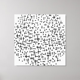 MONDRIAN - SAMMANSÄTTNING I LINJE II - 1917 CANVASTRYCK