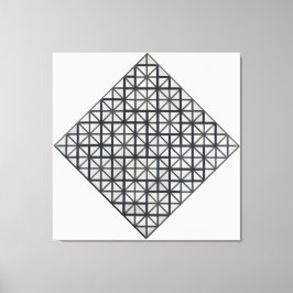 MONDRIAN - SAMMANSÄTTNING MED GRID 3: LOZENGE - 19 CANVASTRYCK