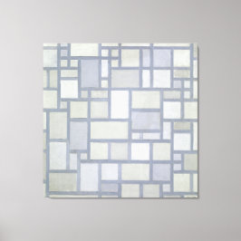 MONDRIAN - SAMMANSÄTTNING MED GRID 7-1919 - CANVASTRYCK