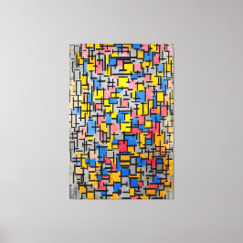 MONDRIAN - SAMMANSÄTTNING (sammansättning) - 1916 Canvastryck